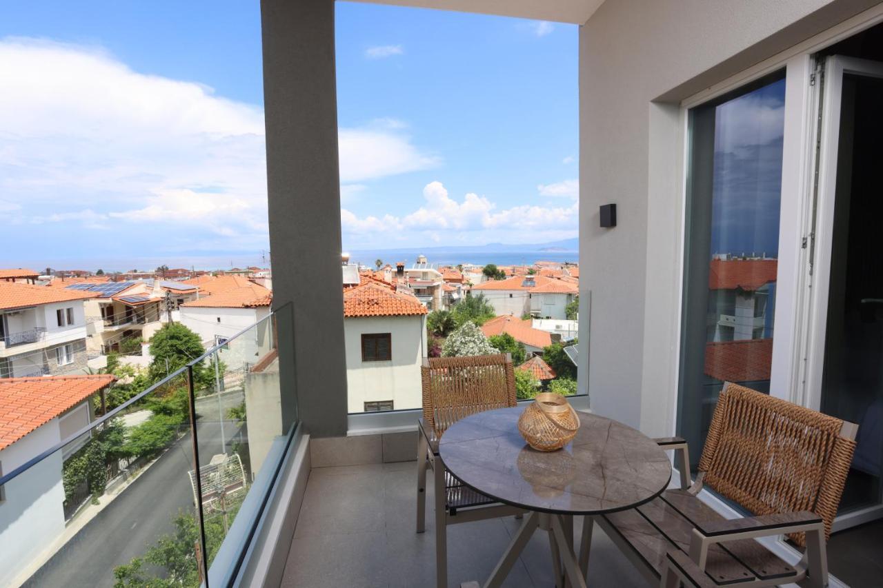 Notos Premium Holiday Apartments Pefkochori Bagian luar foto