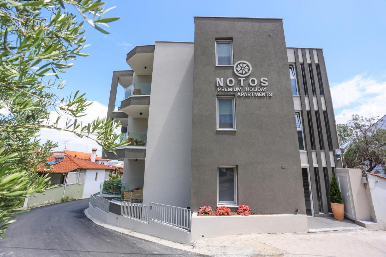 Notos Premium Holiday Apartments Pefkochori Bagian luar foto