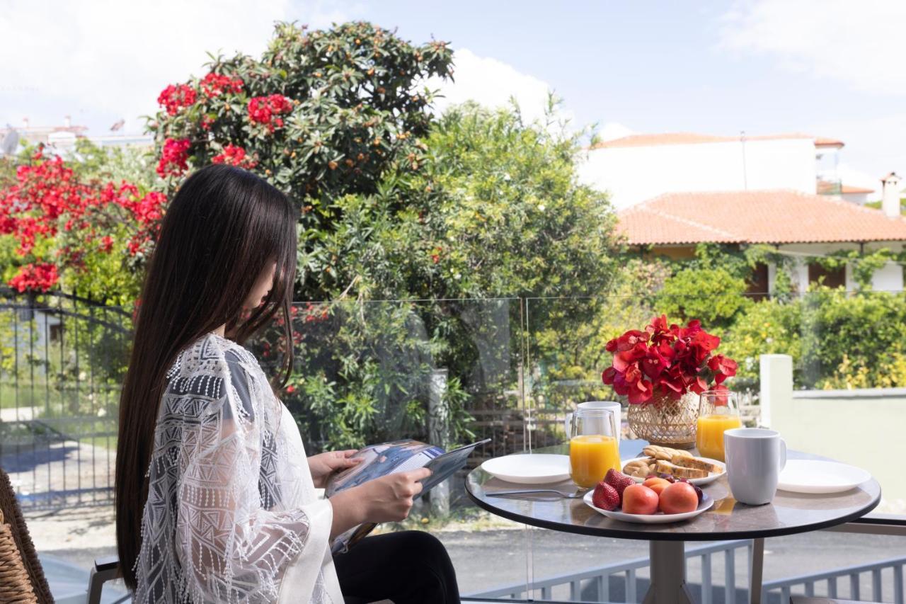 Notos Premium Holiday Apartments Pefkochori Bagian luar foto